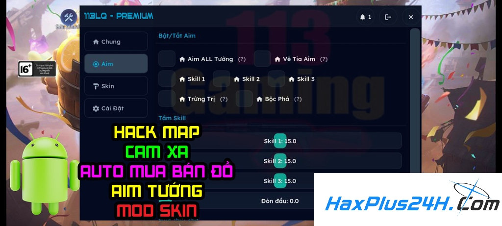 HaxPlus24H Premium ANDROID